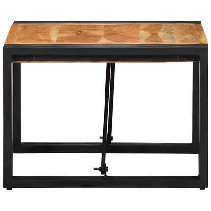 Soffbord 50x50x35 cm massivt trä akacia
