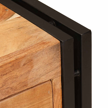 Sideboard med låda Brun 66 x 33 x 70 cm Massivt Akaciaträ