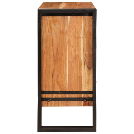 Sideboard med låda Brun 66 x 33 x 70 cm Massivt Akaciaträ