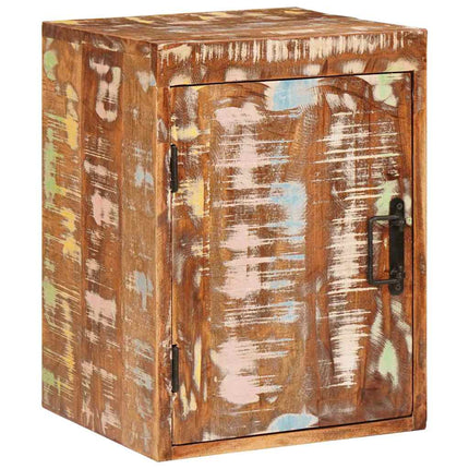 Sängbord 2 pcs Brun 35 x 33 x 48 cm Massivt återvunnet trä