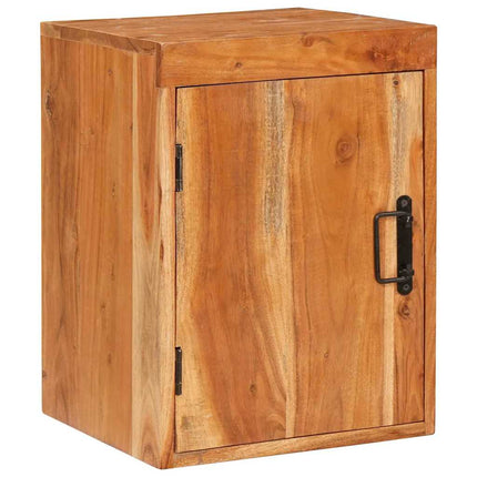 Sängbord 2 st Brun 35 x 33 x 48 cm Massivt Trä Akacia