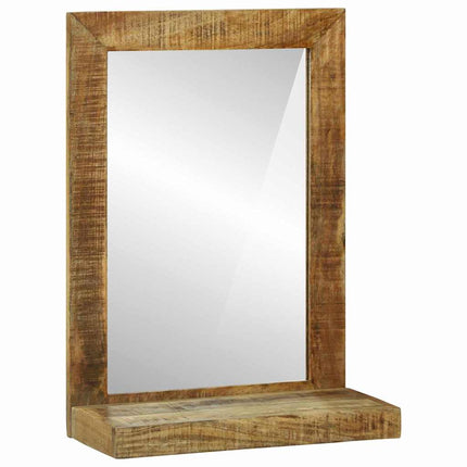 Badrumsspegel Rektangulär Brun 50 x 22 x 70 cm Massivt mangoträ