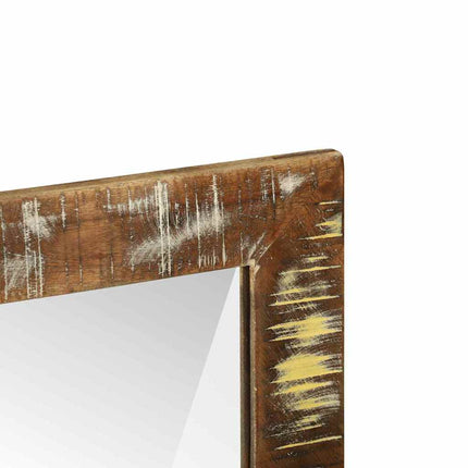 Badrumsspegel Brun 50 x 22 x 70 cm Solid återvunnen trä