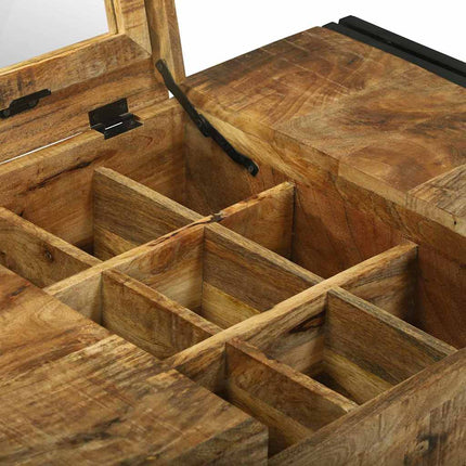 Sängrum Smyckesbord Brun 90 x 50 x 75 cm Massivt Mangoträ