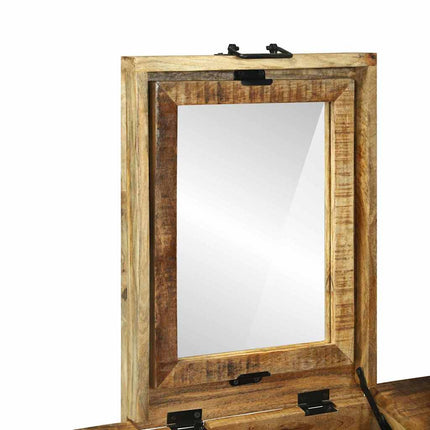 Sängrum Smyckesbord Brun 90 x 50 x 75 cm Massivt Mangoträ