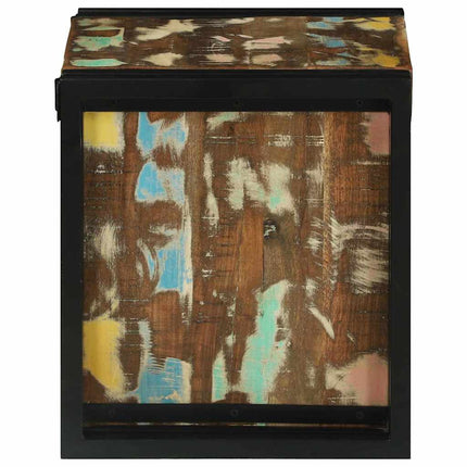 Vinställ 35 x 35 x 39 cm Solid återvunnen trä