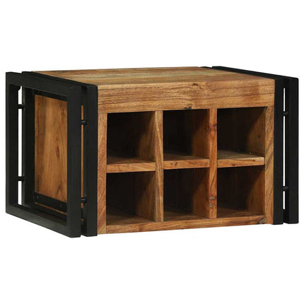 Vinställ 2 pcs 46 x 35 x 27,5 cm Massivt Akaciaträ
