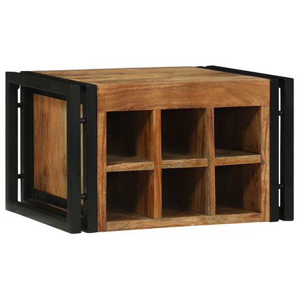 Vinställ 2 pcs 46 x 35 x 27,5 cm Massivt Akaciaträ
