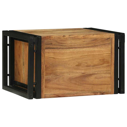 Vinställ 2 pcs 46 x 35 x 27,5 cm Massivt Akaciaträ