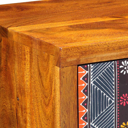 Sideboard Flerfärgsdesign 40 x 35 x 45 cm massivt akacia