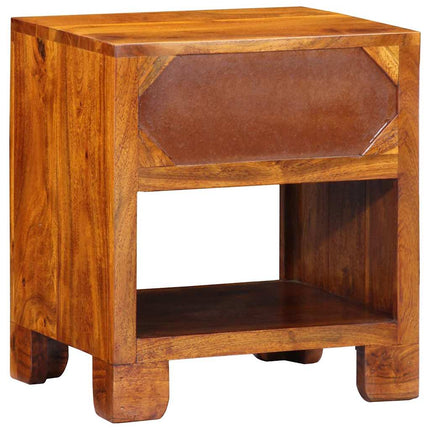Sideboard Flerfärgsdesign 40 x 35 x 45 cm massivt akacia