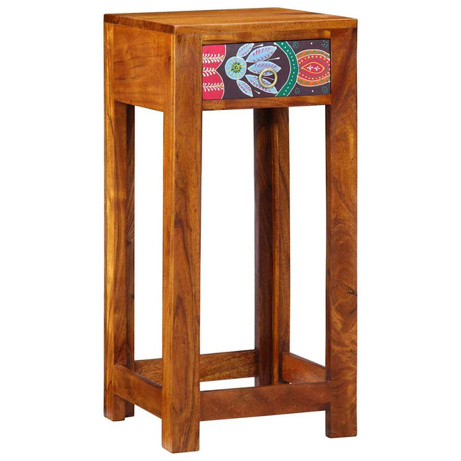 Blommig Sido Bord Brun 35 x 35 x 75 cm