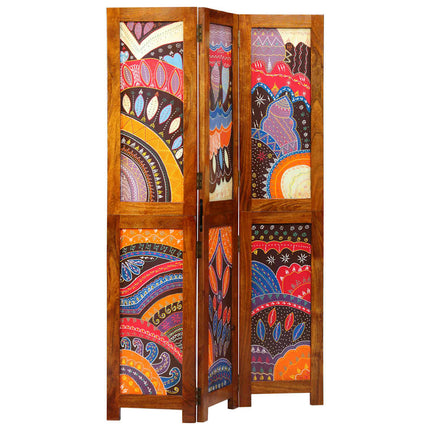 Rumsavskiljare Honung brun 105 x 1,5 x 160 cm Massivt Akaciaträ