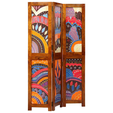 Rumsavskiljare Honung brun 105 x 1,5 x 160 cm Massivt Akaciaträ
