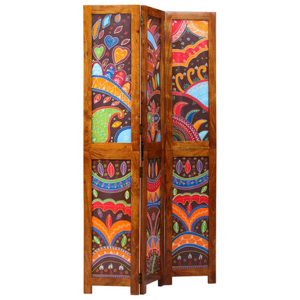 Rumsavskiljare Honung brun 105 x 1,5 x 180 cm Massivt Akaciaträ