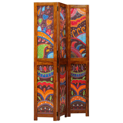 Rumsavskiljare Honung brun 105 x 1,5 x 180 cm Massivt Akaciaträ