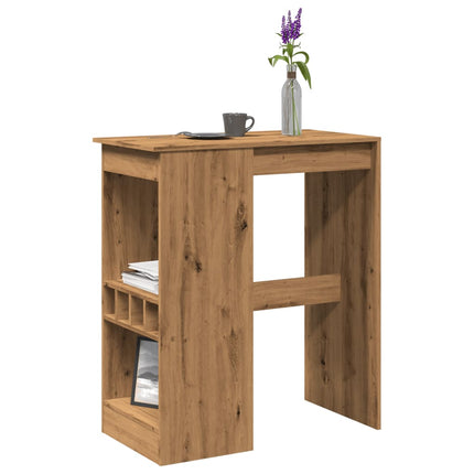 Barbord med hyllor artisian-ek 90x47,5x103,5 cm konstruerat trä