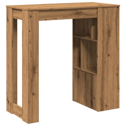 Barbord med hyllor artisian-ek 102x50x103,5 cm konstruerat trä