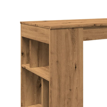 Barbord med hyllor artisian-ek 102x50x103,5 cm konstruerat trä