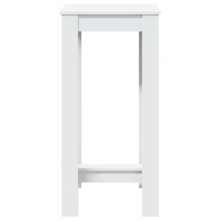Barbord vit 51x50x103,5 cm konstruerat trä