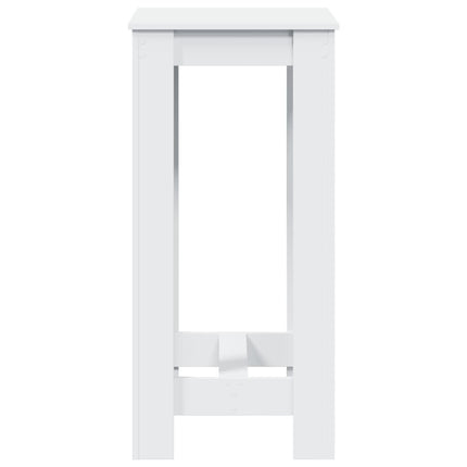 Barbord vit 51x50x103,5 cm konstruerat trä