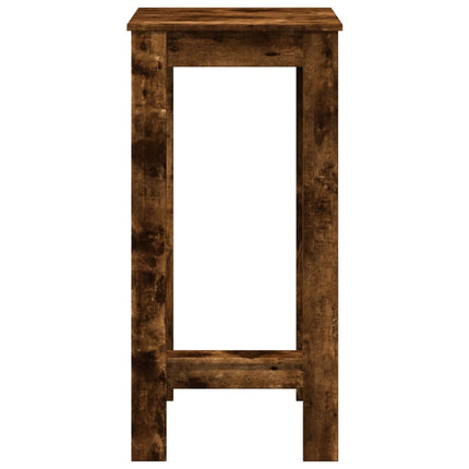 Barbord rökfärgad ek 51x50x103,5 cm konstruerat trä