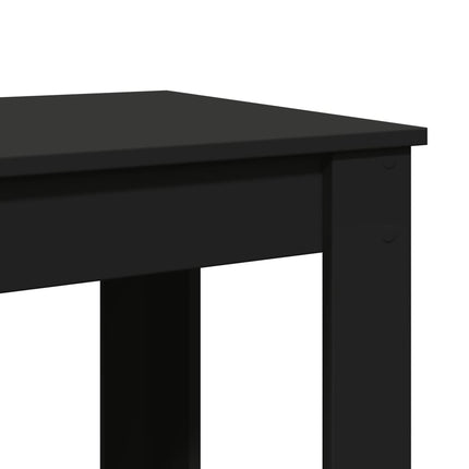 Barbord svart 102x50x103,5 cm konstruerat trä