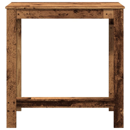 Barbord gammalt trä 102x50x103,5 cm konstruerat trä
