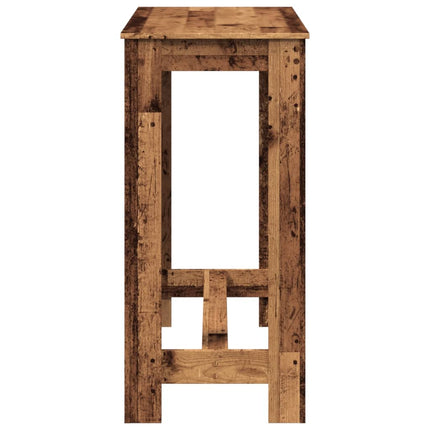 Barbord gammalt trä 102x50x103,5 cm konstruerat trä