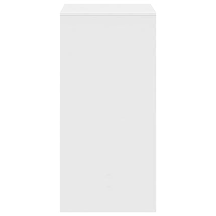 Barbord vit 51x50x103,5 cm konstruerat trä