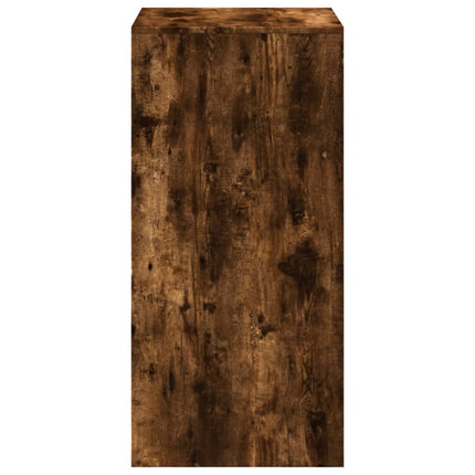 Barbord rökfärgad ek 51x50x103,5 cm konstruerat trä