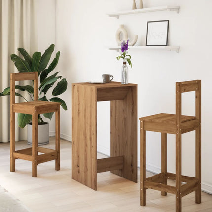 Barbord artisian-ek 51x50x103,5 cm konstruerat trä