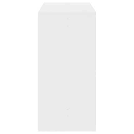 Barbord vit 102x50x103,5 cm konstruerat trä