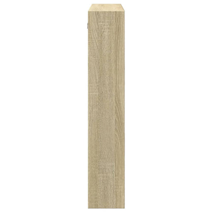 Väggskåp sonoma-ek 80x15x80 cm konstruerat trä
