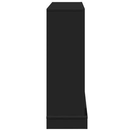 Spiselkrans svart 100x30x87,5 cm konstruerat trä