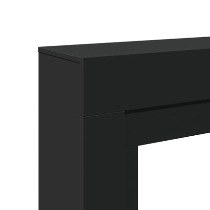 Spiselkrans svart 100x30x87,5 cm konstruerat trä