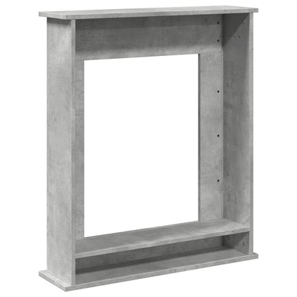 Spiselkrans betonggrå 75x20x87,5 cm konstruerat trä