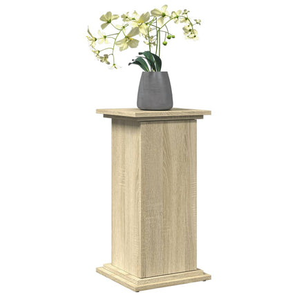 Piedestal med förvaring sonoma-ek 31x30x60 cm konstruerat trä