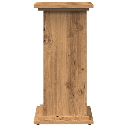 Piedestal med förvaring ek 31x30x60 cm konstruerat trä