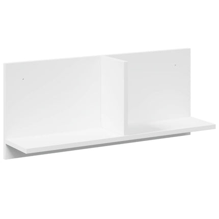 Väggskåp 70x16,5x30 cm vit konstruerat trä