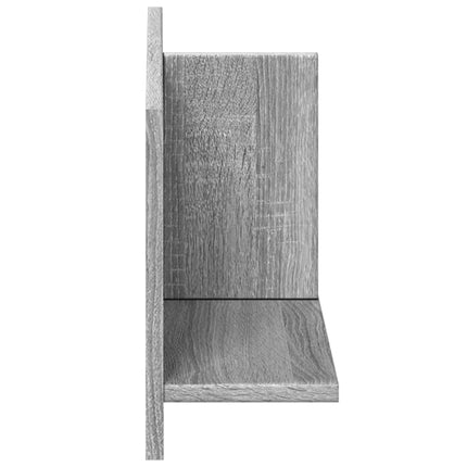 Väggskåp 70x16,5x30 cm grå sonoma konstruerat trä