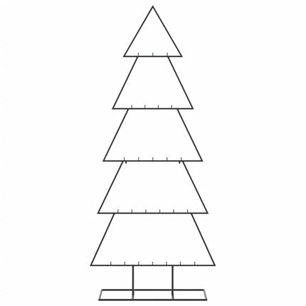 Julgran i metall svart 150 cm