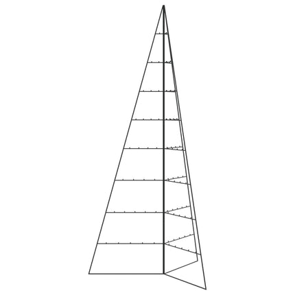 Julgran i metall svart 210 cm