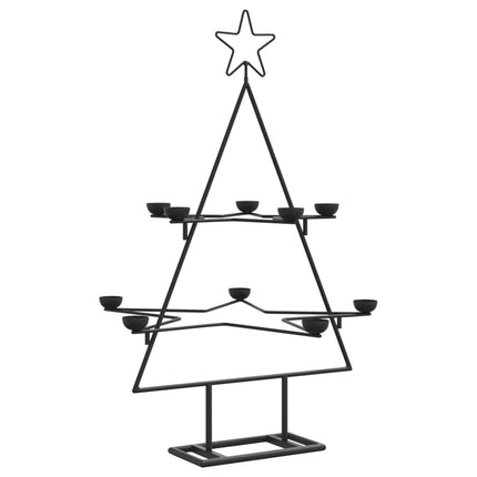 Julgran i metall svart 75 cm