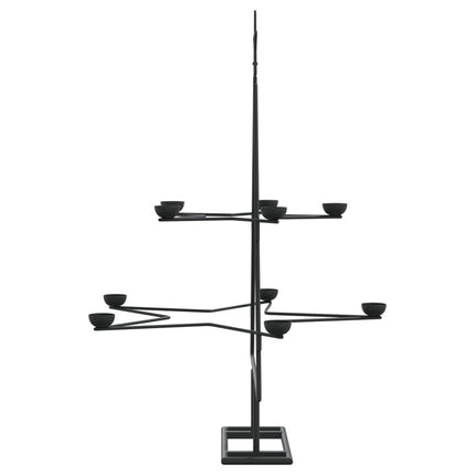 Julgran i metall svart 75 cm