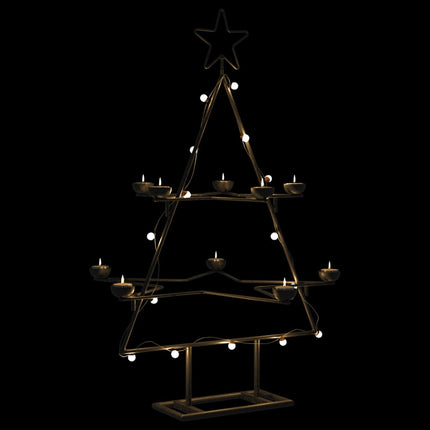 Julgran i metall svart 75 cm