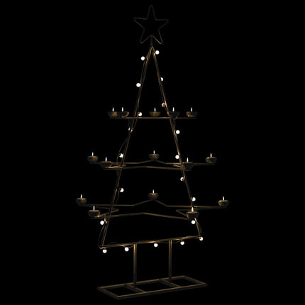 Julgran i metall svart 105 cm