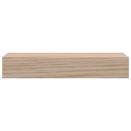 Svävande hyllor 2 st 23x23,5x4 cm konstruerat trä