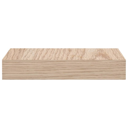 Svävande hyllor 2 st 23x23,5x4 cm konstruerat trä