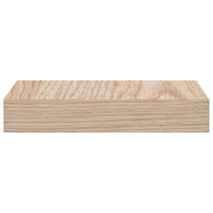 Svävande hyllor 4 st 23x23,5x4 cm konstruerat trä